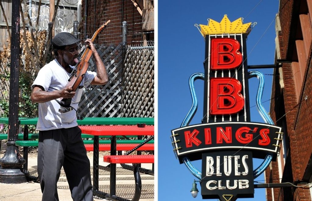 Den berømte Beale Street i Memphis
