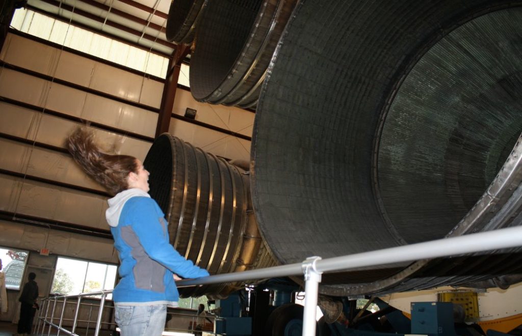 Saturn V er senterets største, tyngste og kraftigste rakett.