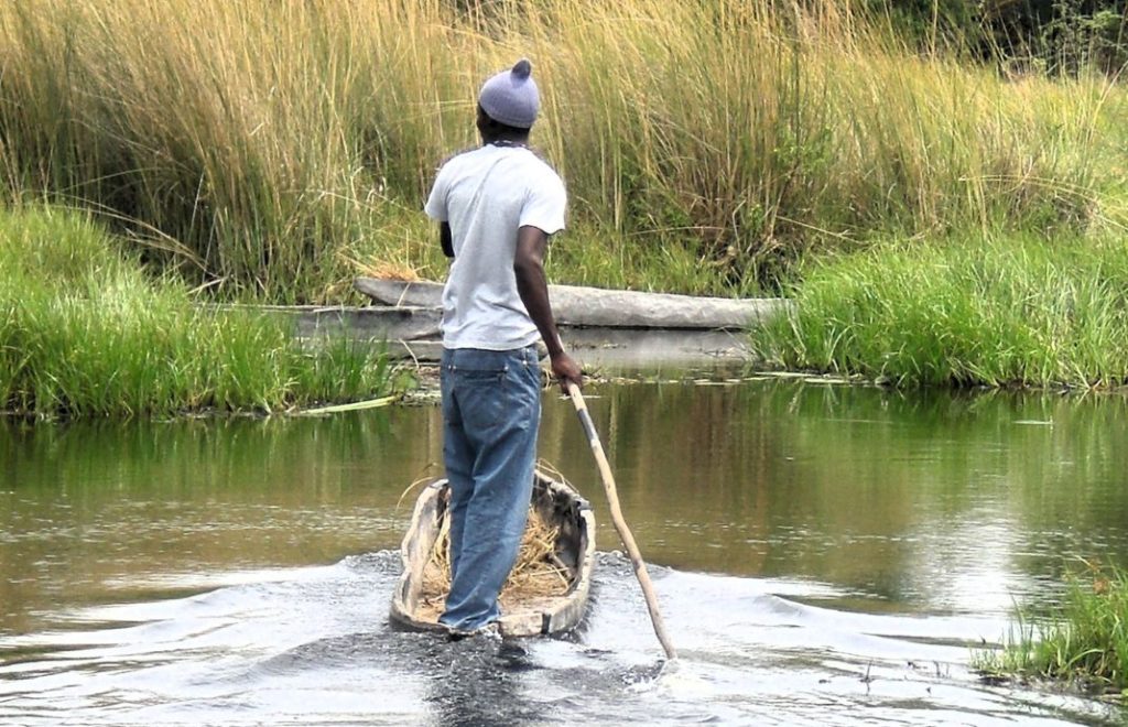Okavango-deltaet er verdens største innlandsdelta 