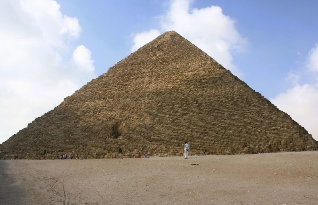 Den imponerende Kheops-pyramiden