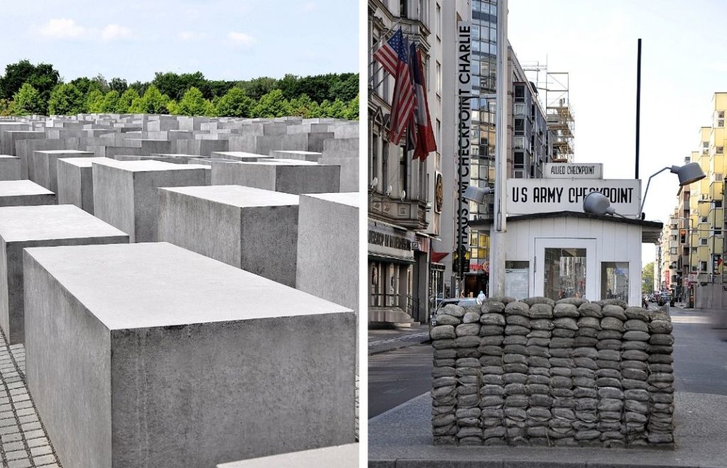 Minnesmerket for Europas jøder og Checkpoint Charlie