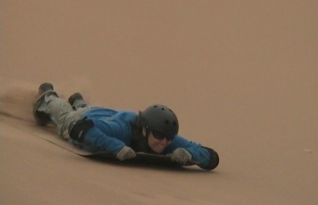 I Swakopmund kan du prøve sandboarding