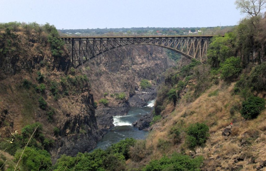 Grensen mellom Zimbabwe og Zambia