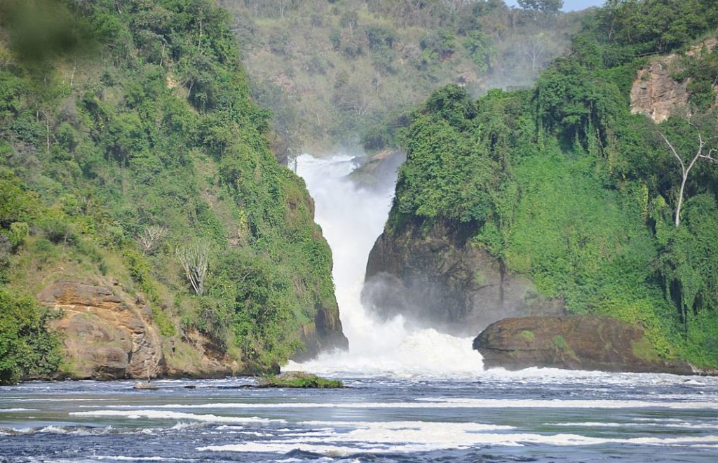De berømte Murchison Falls,