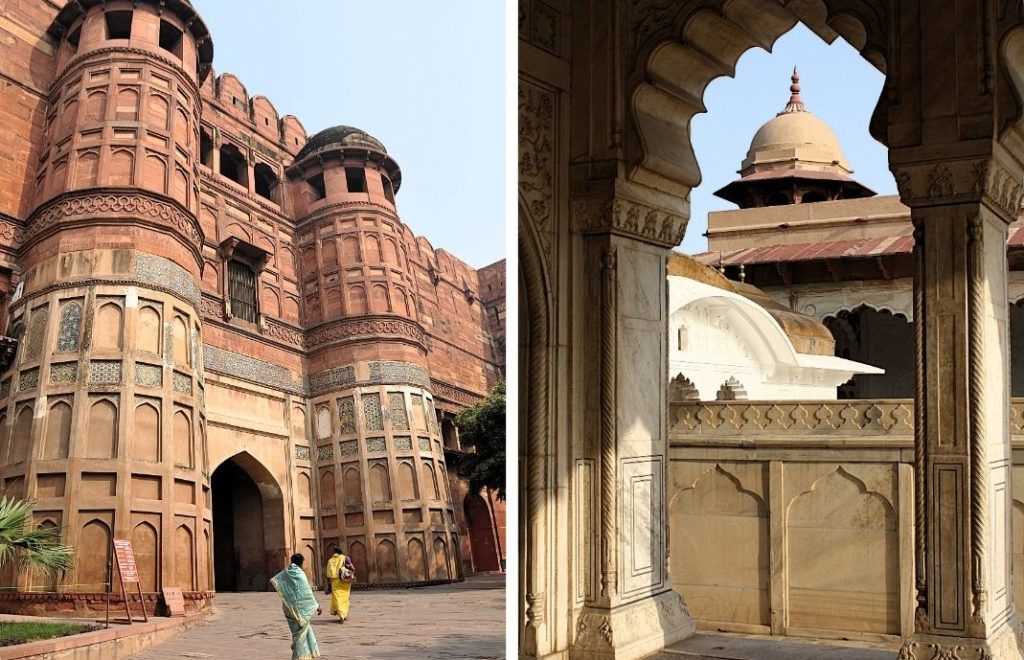 Agra Fort, også kjent som Det røde fort.