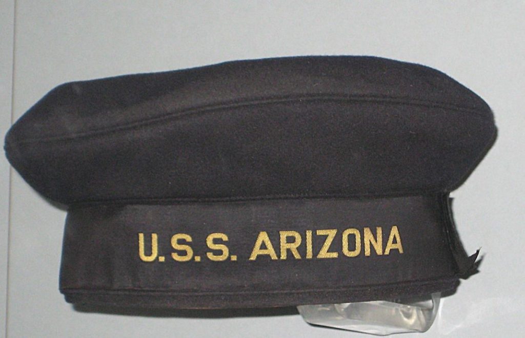Lue fra en av sjømennene på USS Arizona