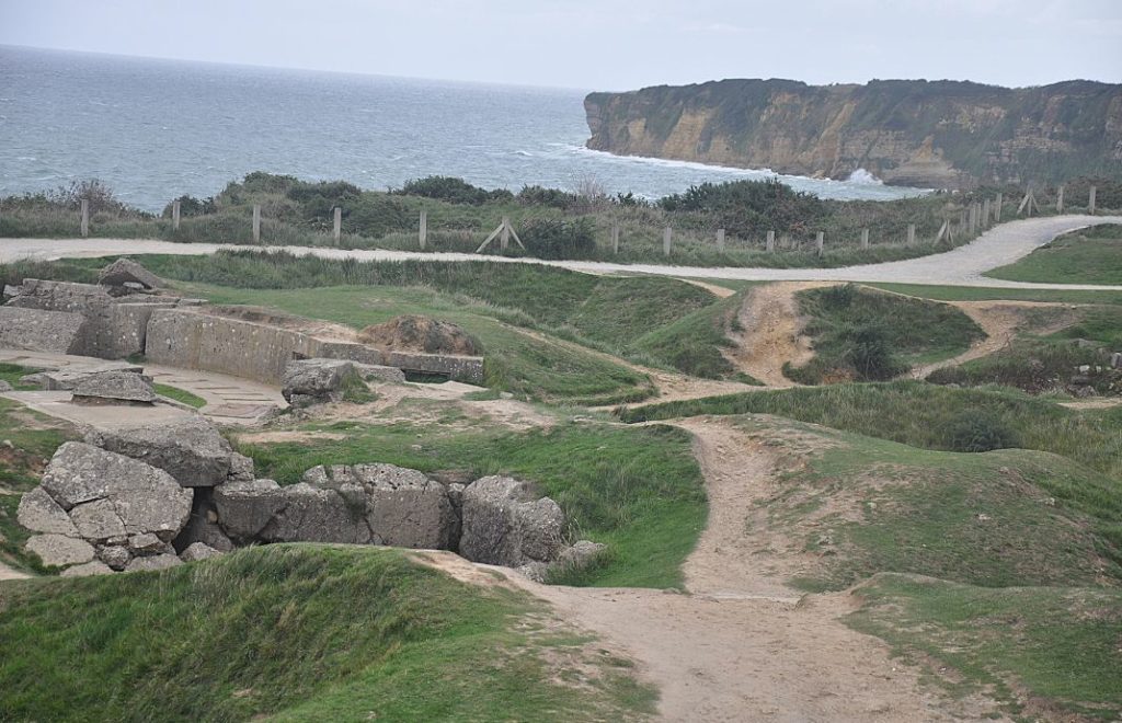 Pointe Du Hoc i Normandie