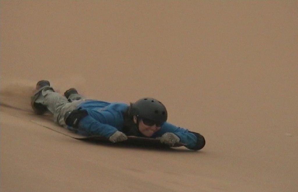 Sandboarding i Namibia