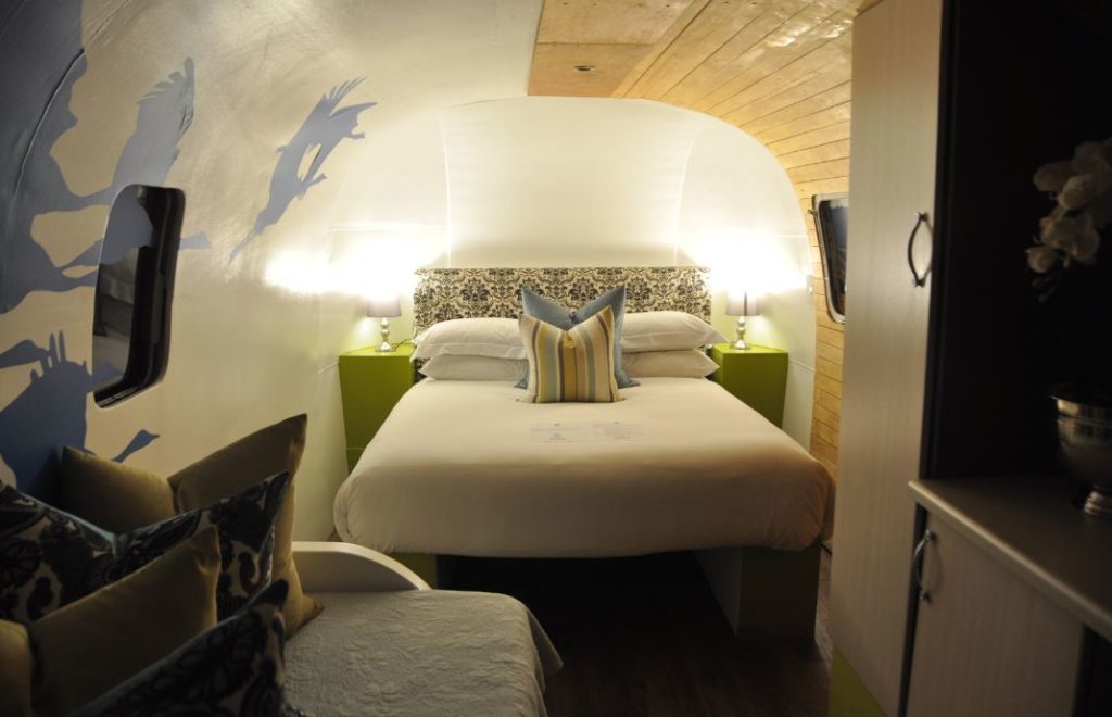 En meget komfortabel campingvogn - på Grand Daddy Hotel