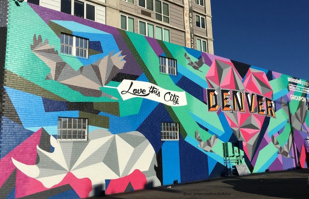 Love this ciry mural i Denver