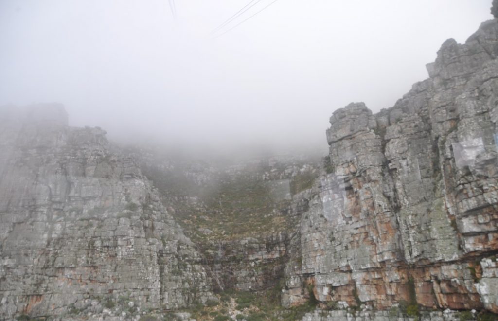 Table Mountain - når duken er lagt på