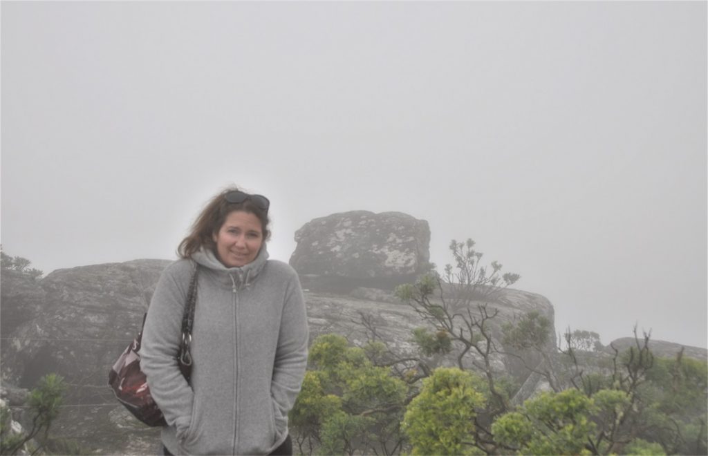Kaldt og vått på Table Mountain
