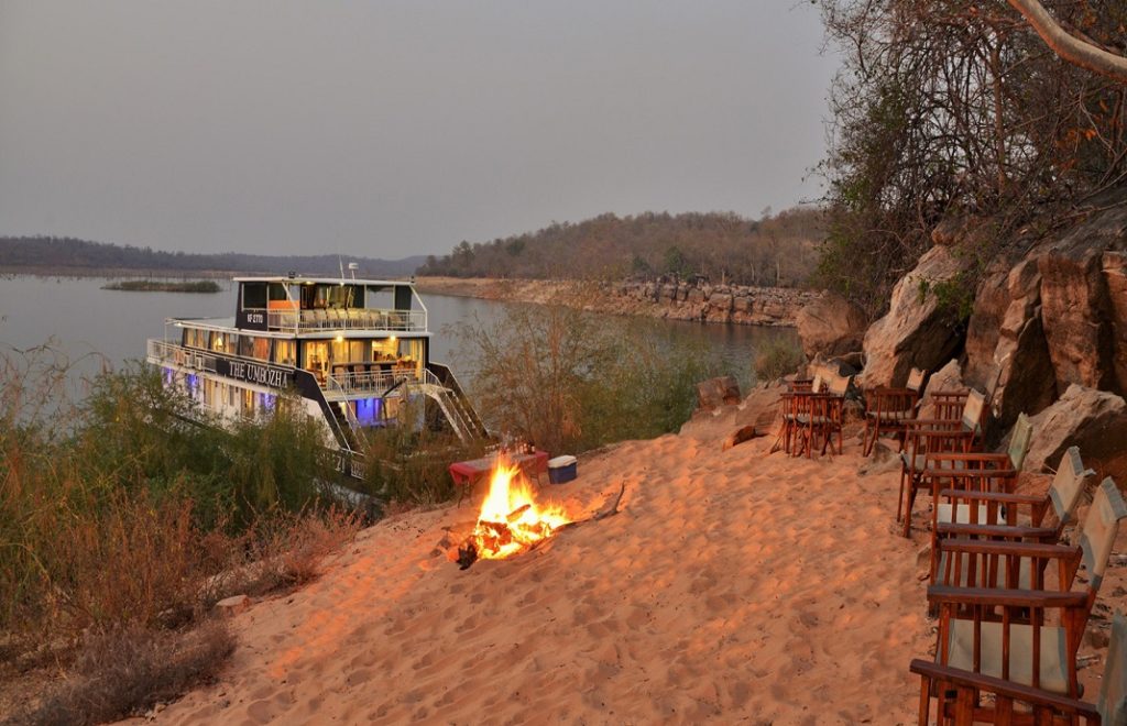 Lokal braai ved Lake Kariba