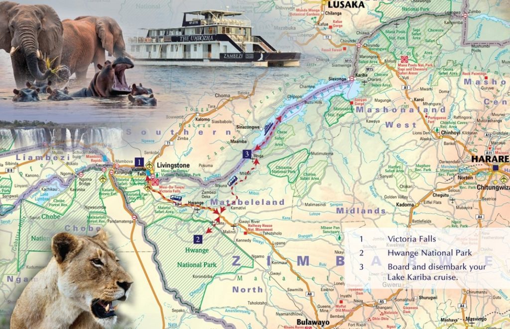 Cruise på Lake Kariba