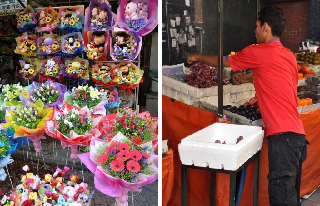 Main Bazaar og Carpenter Street er perfekt for shopping i Kuching.