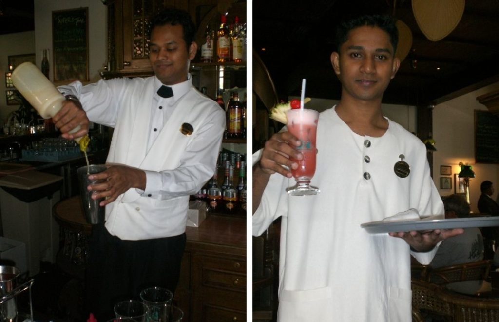 Long Bar på Raffles Hotel i Singapore