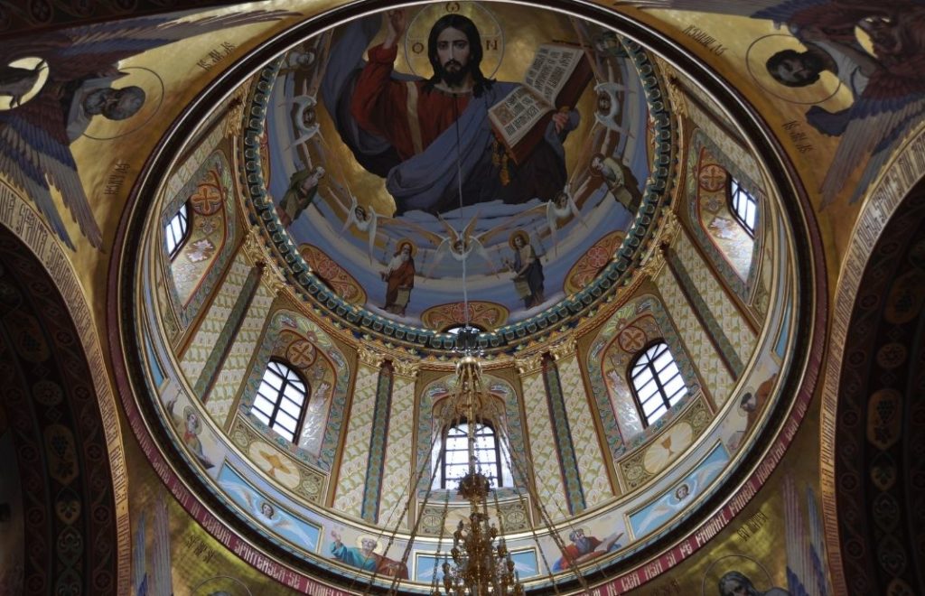 Kuppelen i Curchi Monastery