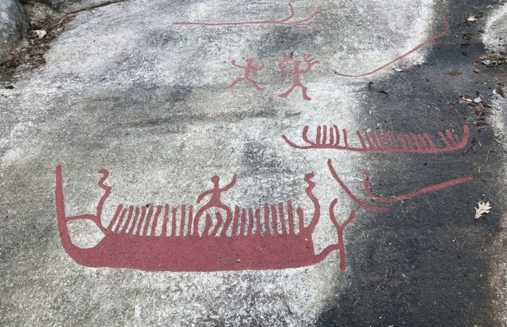 Helleristninger langs Oldtidsruta i Østfold.