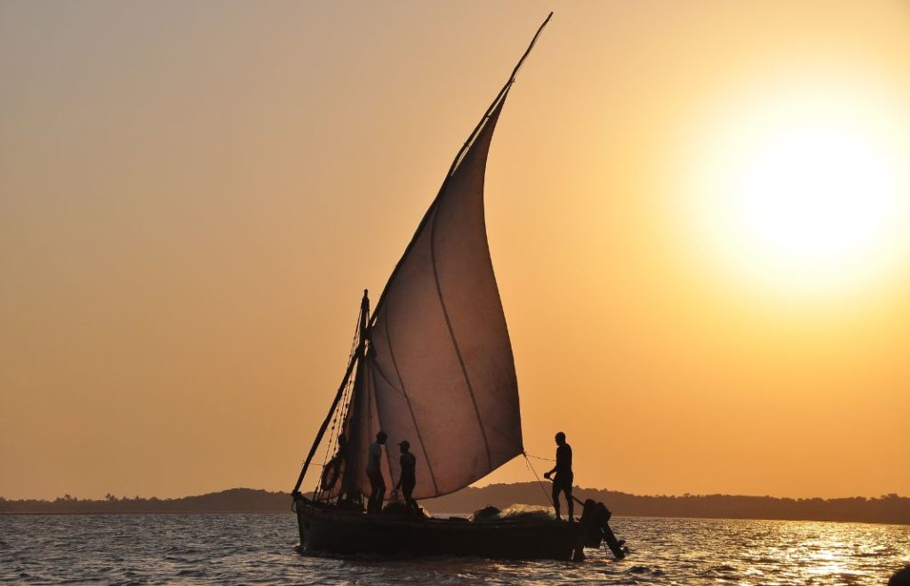Dhow i Mosambik