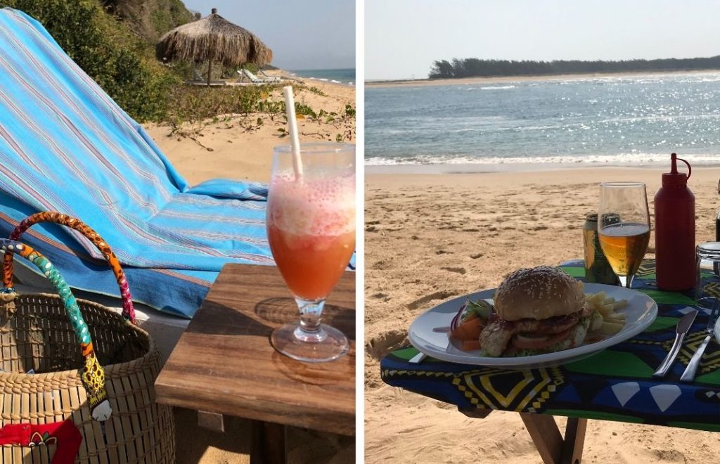 Avslapning på Machangulo Beach Lodge