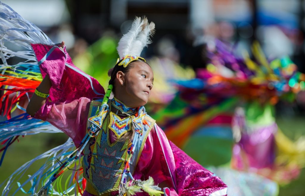 Rodeo og Pow-Wow i North Dakota.