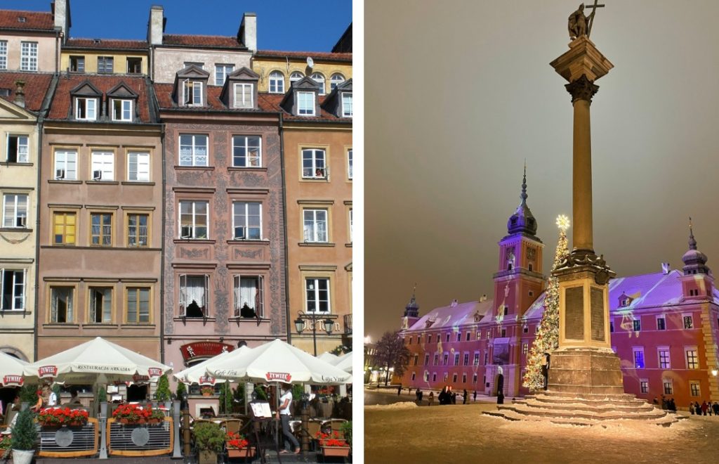 Warszawa er en by som oppleves hele året.