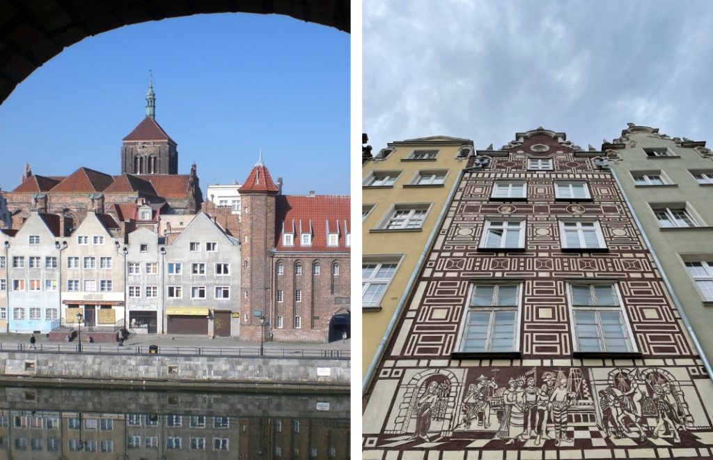 Gamlebyen i Gdansk fremstår i dag som en vakker, historisk kulisse.