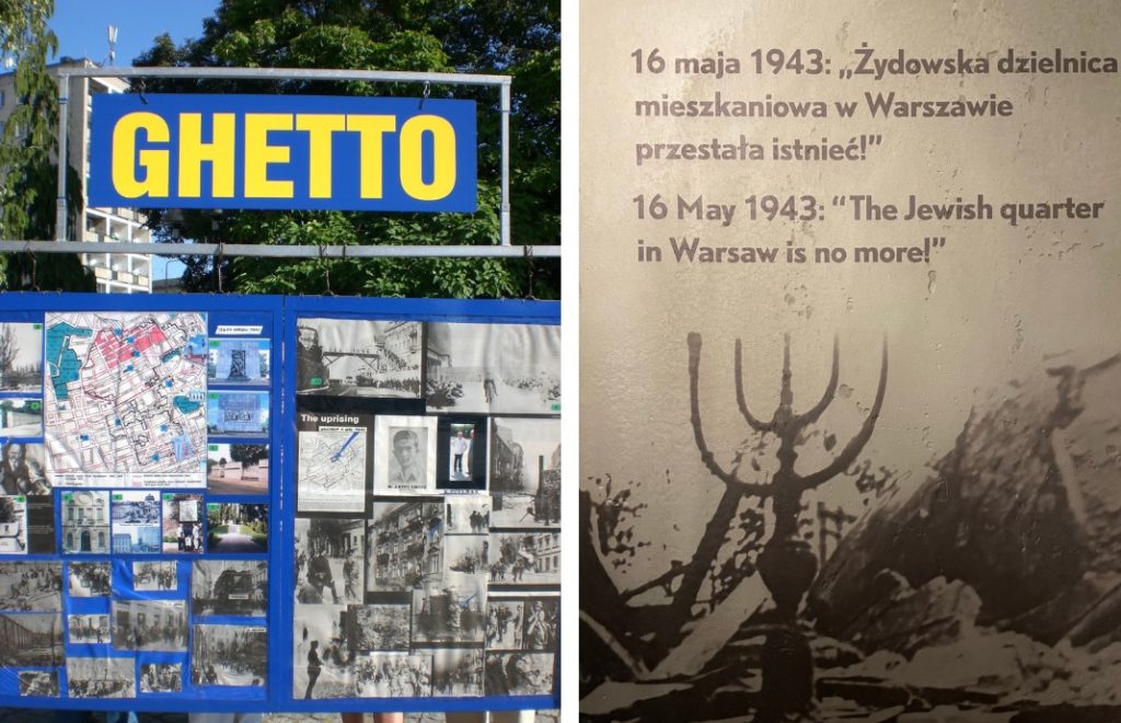 Den jødiske ghettoen i Warszawa. 
