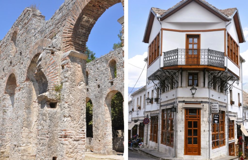 Butrint og Gjirokaster er to av Albanias største attraksjoner. 