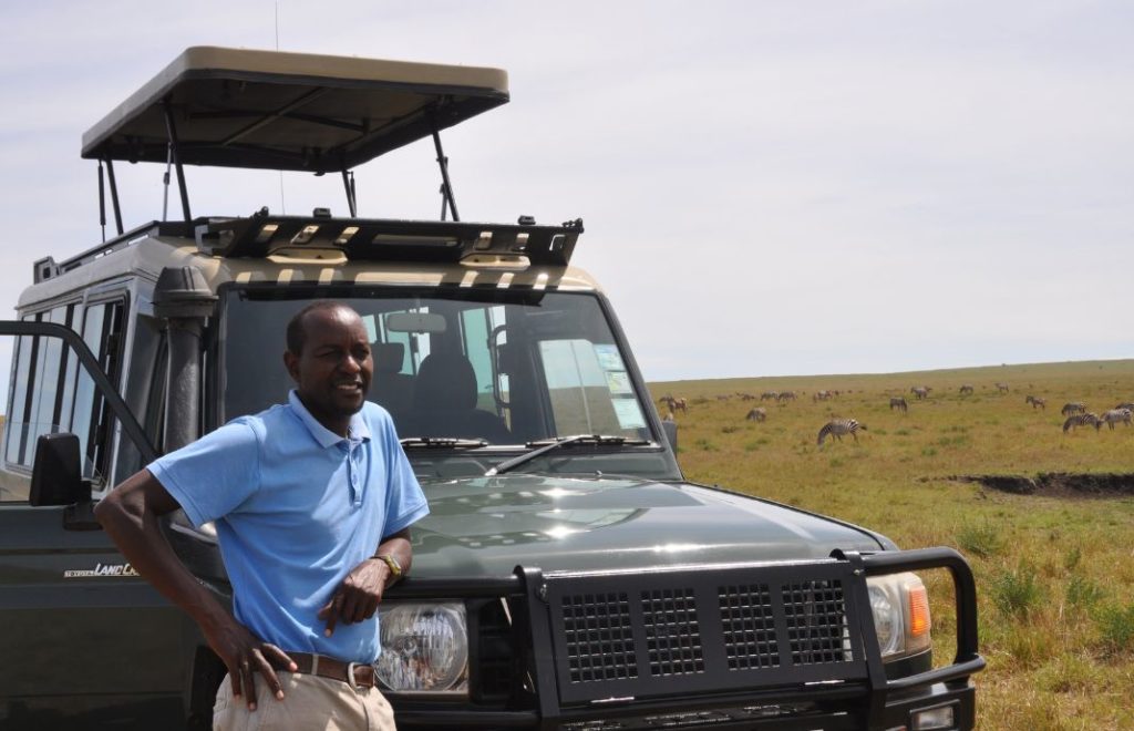 Safariguide i Masai Mara nasjonalpark