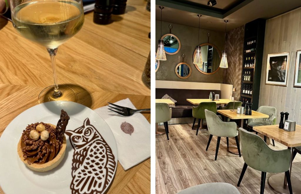 Sowa Restaurant & Confectionery er en koselig kafé med lekre og velsmakende kaker, deserter og sjokolade.