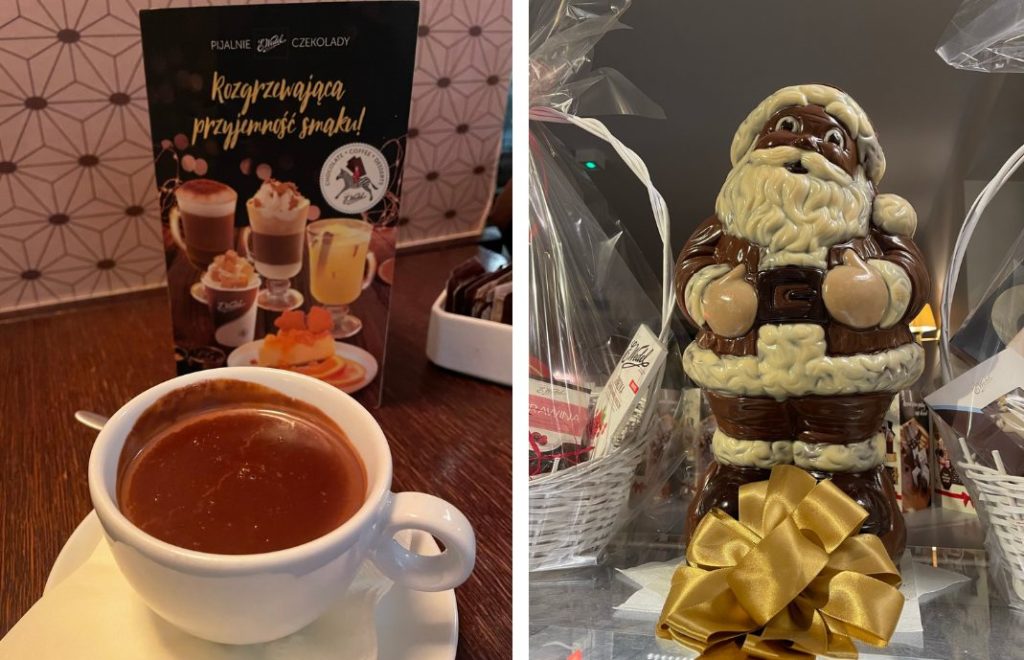 På E. Wedel Chocolate House kan du smake ulike former sjokolade – både kalde og varme. 