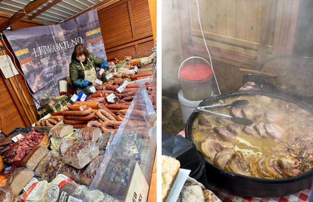 På polske julemarkeder må for all del benytte muligheten til å smake på polske tradisjonelle retter.