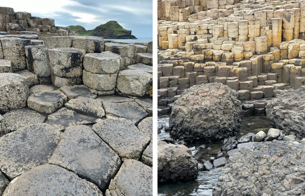 The Giant’s Causeway består av 40 000 basaltsøyler. 