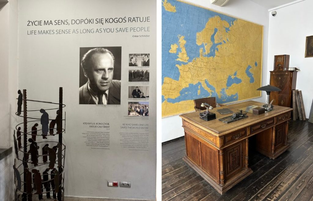 På Schindler’s Fabrikk kan du gjenoppleve Steven Spielbergs film Schindlers Liste, og Krakow under andre verdenskrig.