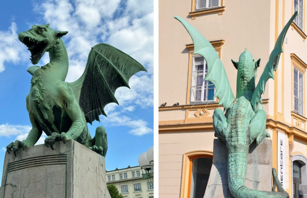 Dragon Bridge i Ljubljana, Slovenia