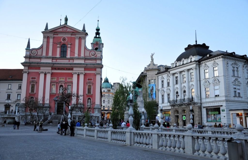 Prešernov Square i Ljubljana 