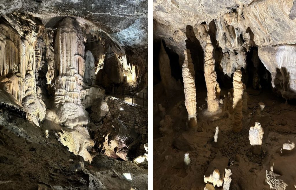 Dryppsteinsformasjoner i  Postonja Cave