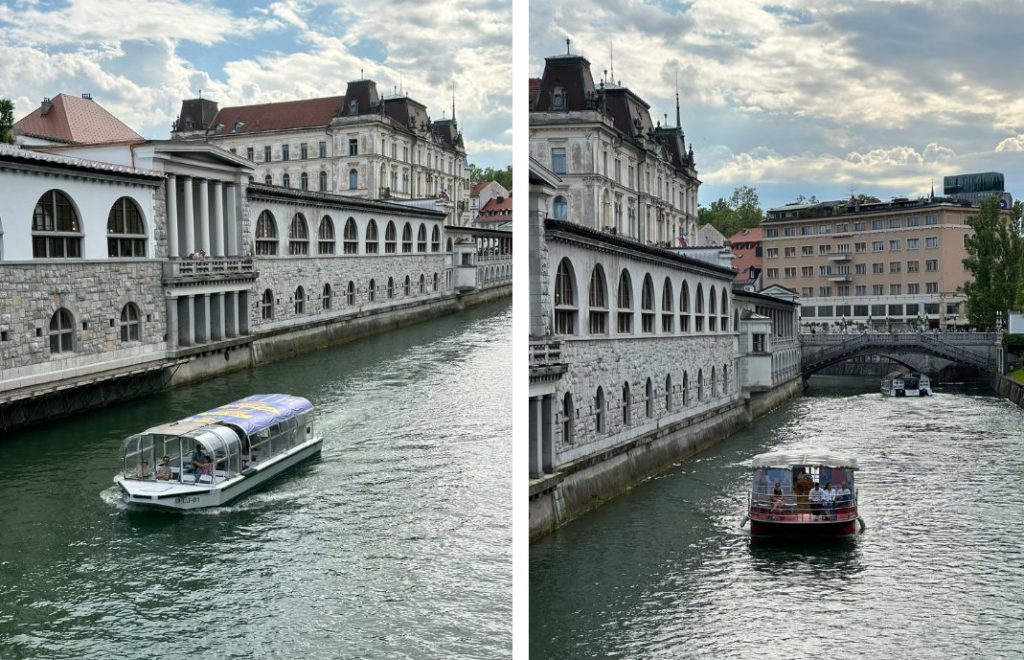 Båttur i Ljubljana, Slovenia