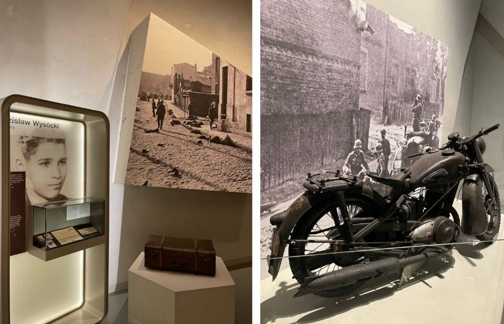 Imponerende utstillinger i Museum of the Second World War i Gdansk. 