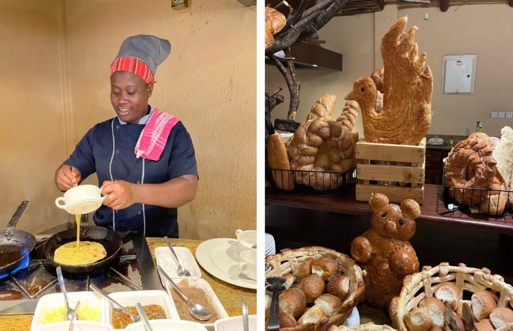 Dyktige kokker sørger for at hvert måltid smaker utmerket på Ashnil Aruba Lodge. 