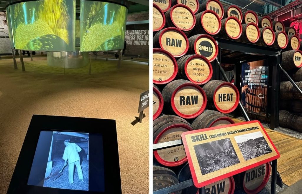 En av Irlands største attraksjoner er Guinness Storehouse i Dublin. Her kombineres historie og kunsten med å brygge øl i en interessant og smakfull opplevelse.