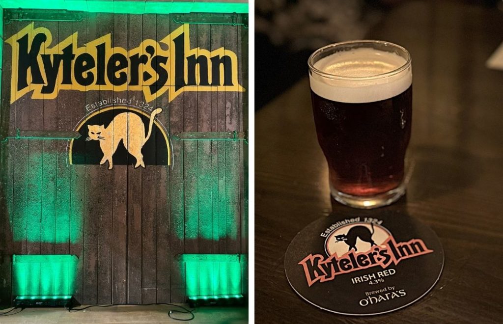 På Kyteler’s Inn og puben er det herlig sjarmerende