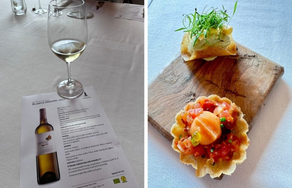 På Bodegas Barahonda kan du smake utsøkt vin og spise på den anerkjente restauranten La Terrasse