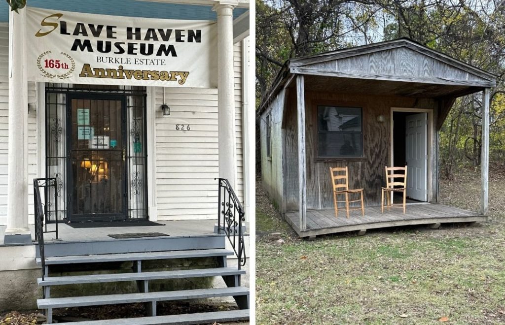 Slavehaven Underground Railroad Museum i Memphis, Tennessee forteller en historie som ikke er så hyggelig å høre