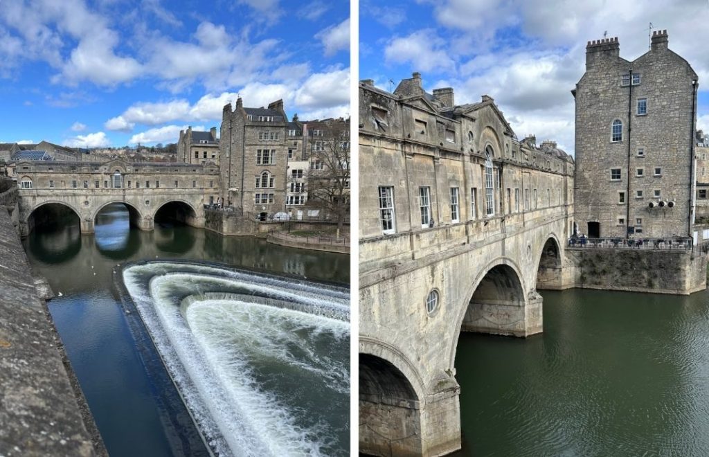 Pulteney Bridge er inspirert av Ponte Vecchio-broen i Firenze
